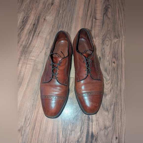 Allen Edmonds Brown Leather Loafers Size Walnut Oxford